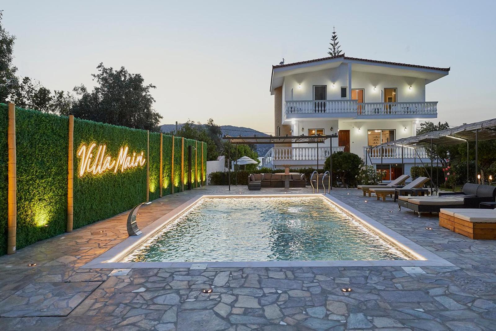 Villa Mairi - 2 Private Pools & Game Room Near Athens Salamis Luaran gambar